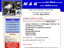 Tablet Screenshot of mkcarwash.be